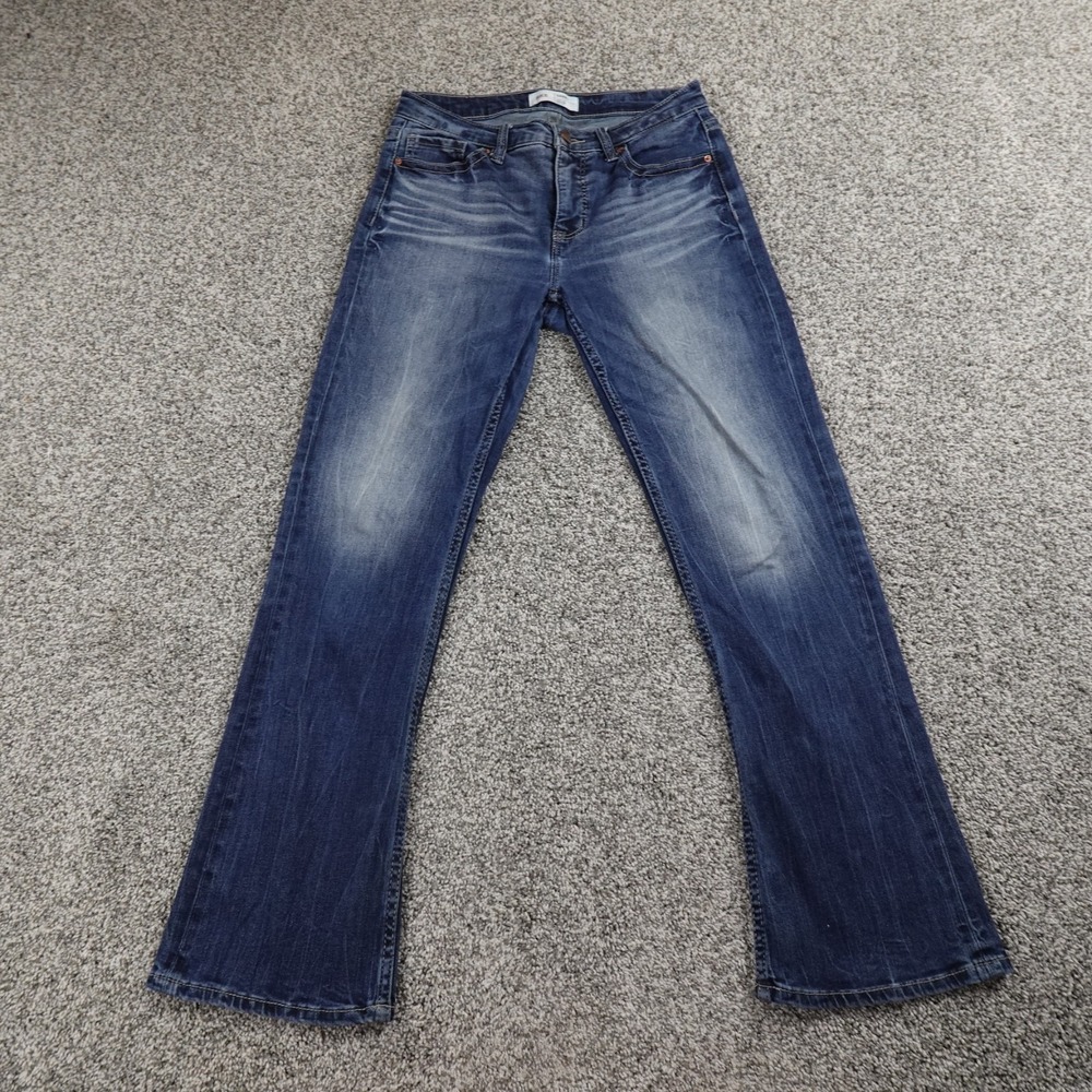 Buckle Women's Boot Cut Jeans - Dark Blue